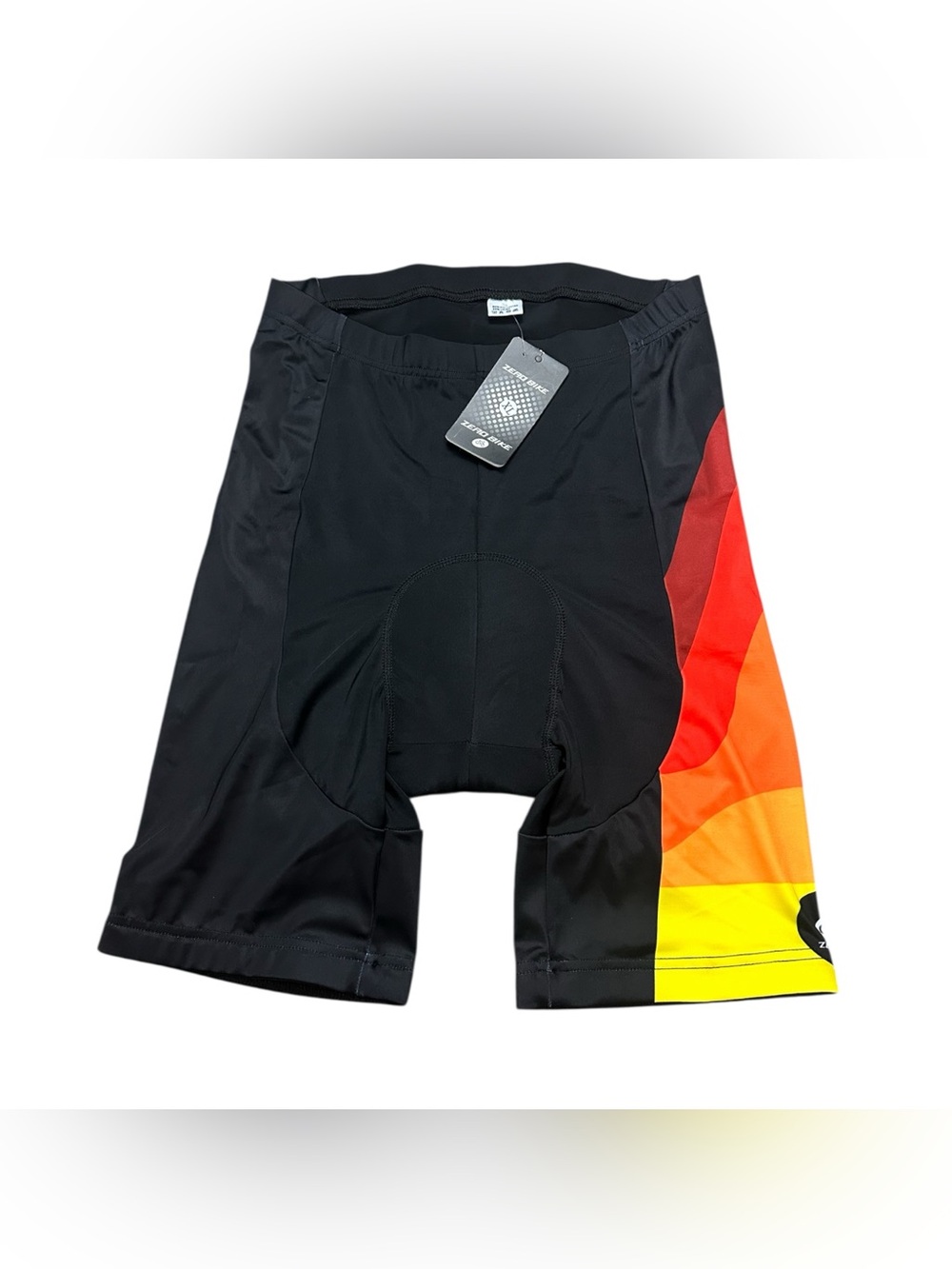 Zero Bike Padded Cycling Shorts XL Black Bicycle Bike Riding Unisex